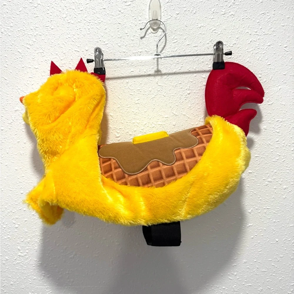 Halloween Yellow Chicken waffles Dog‎ Costume M